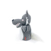 Loup de marionnette à main. 25 cm. 3+