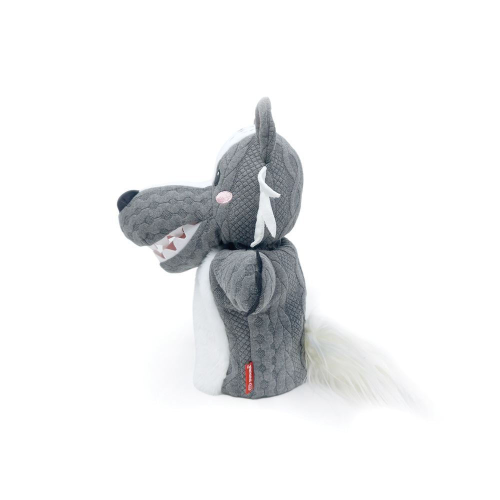 Loup de marionnette à main. 25 cm. 3+