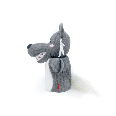 Loup de marionnette à main. 25 cm. 3+