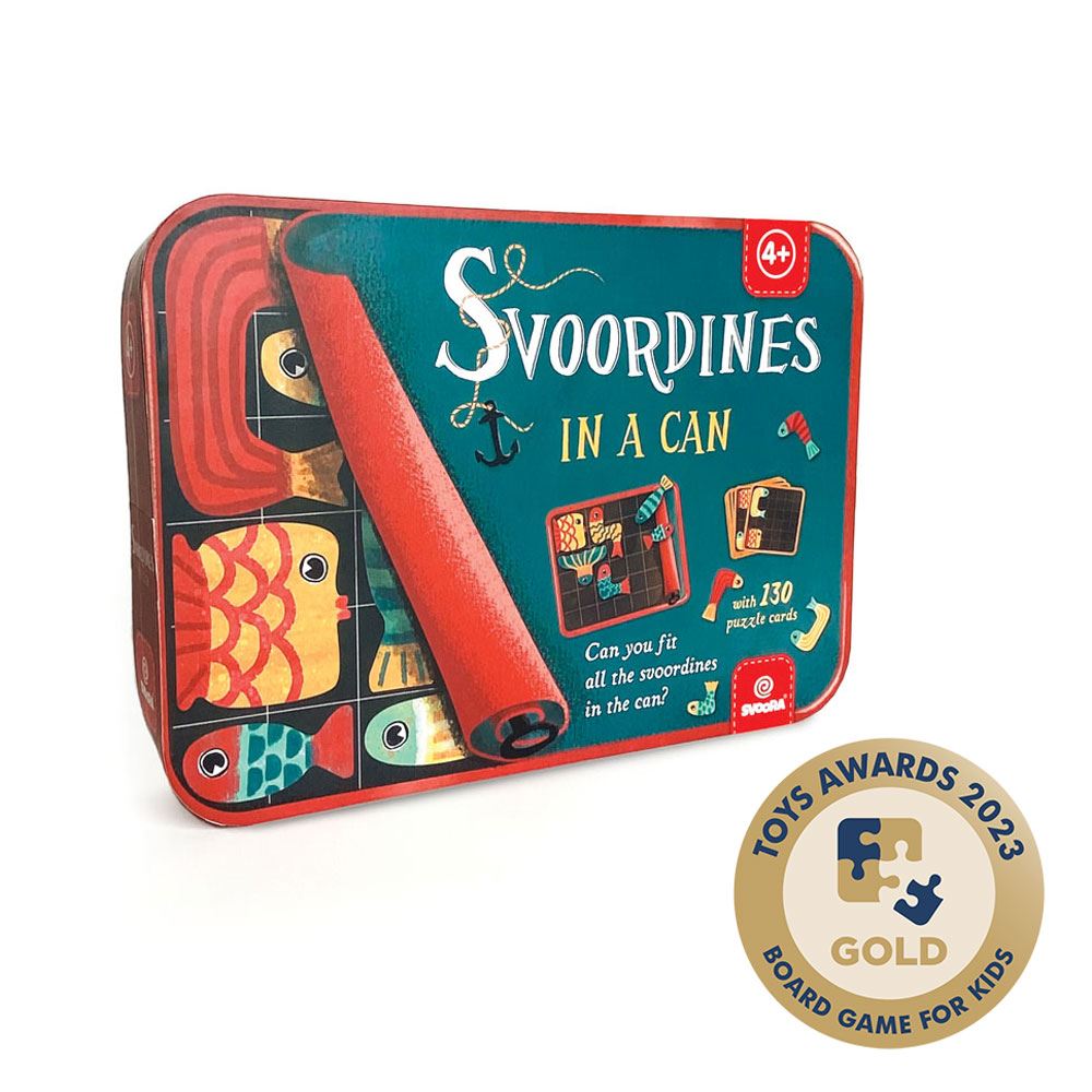 Svooradines dans un jeu de canettes. 6+