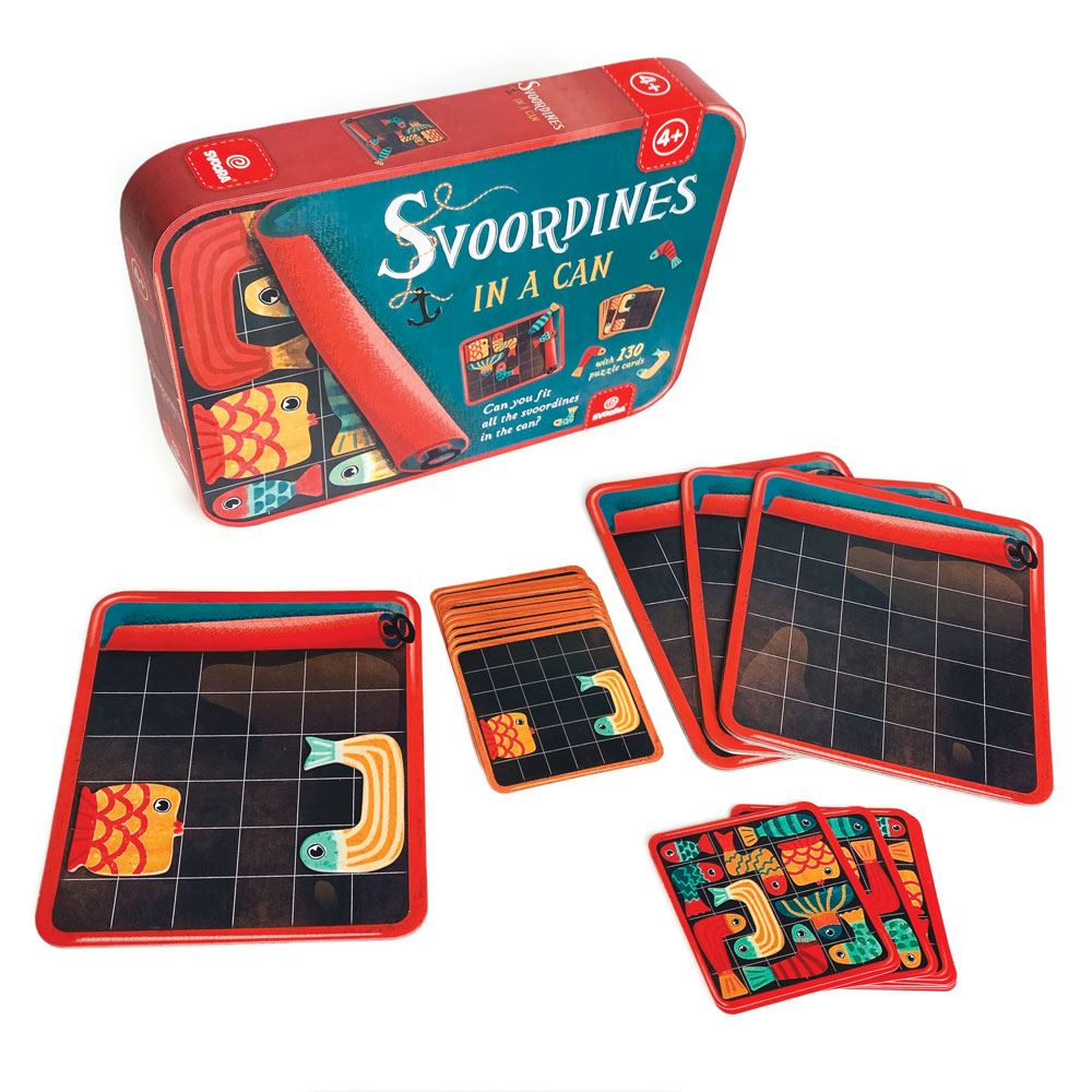Svooradines dans un jeu de canettes. 6+