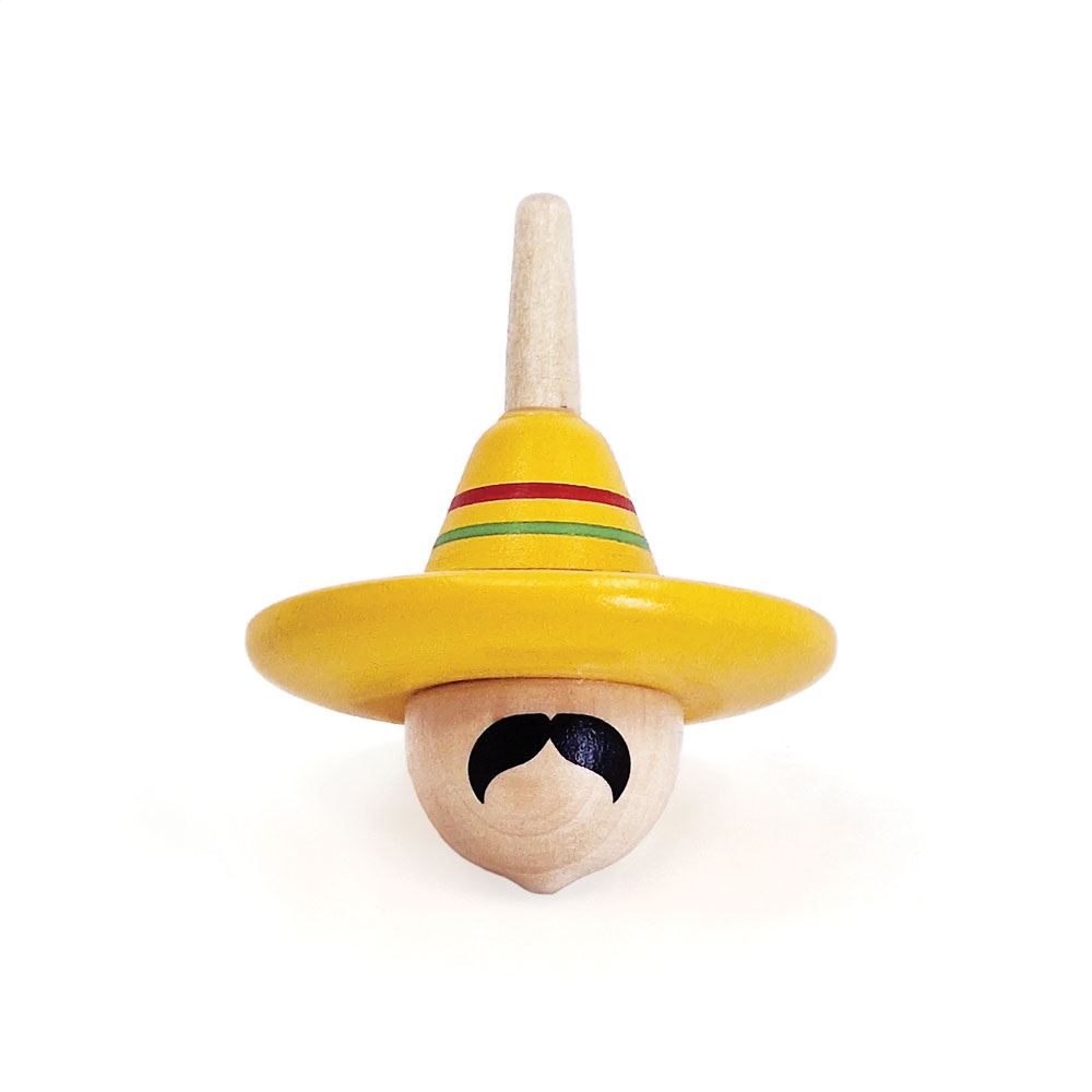 Chapeau pivotant avec dessus en bois. le Mexicain 5+