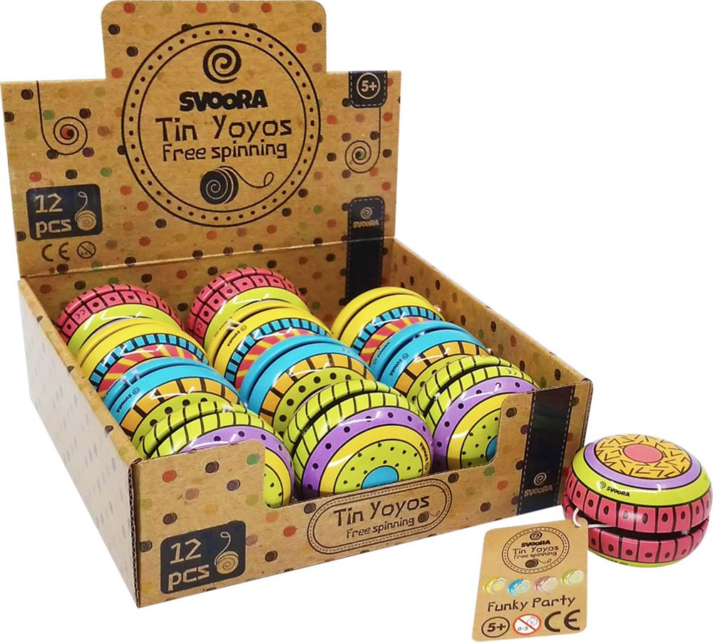 Des yoyos en étain. fête géniale. 3 assortiments. 6+