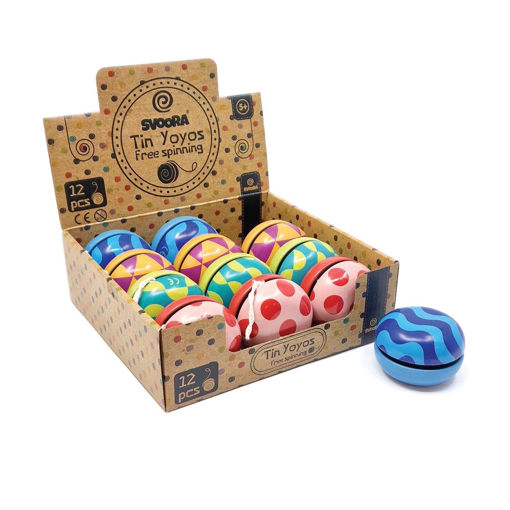 Dsp. rétro en étain yoyo groovy 4 cul. 5+