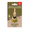 Toupie grecque en bois : polyphème 3,5x3,5x8