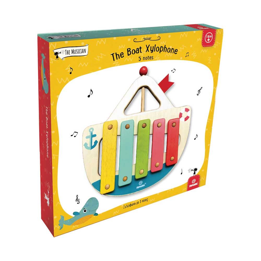 Mon premier bateau, xylophone en bois, 5 non
