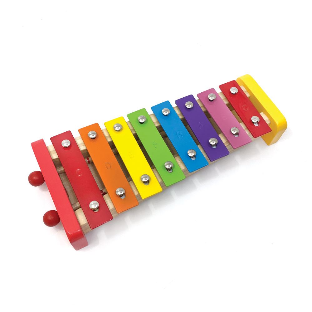 Métallophone coloré à 8 notes. 3+