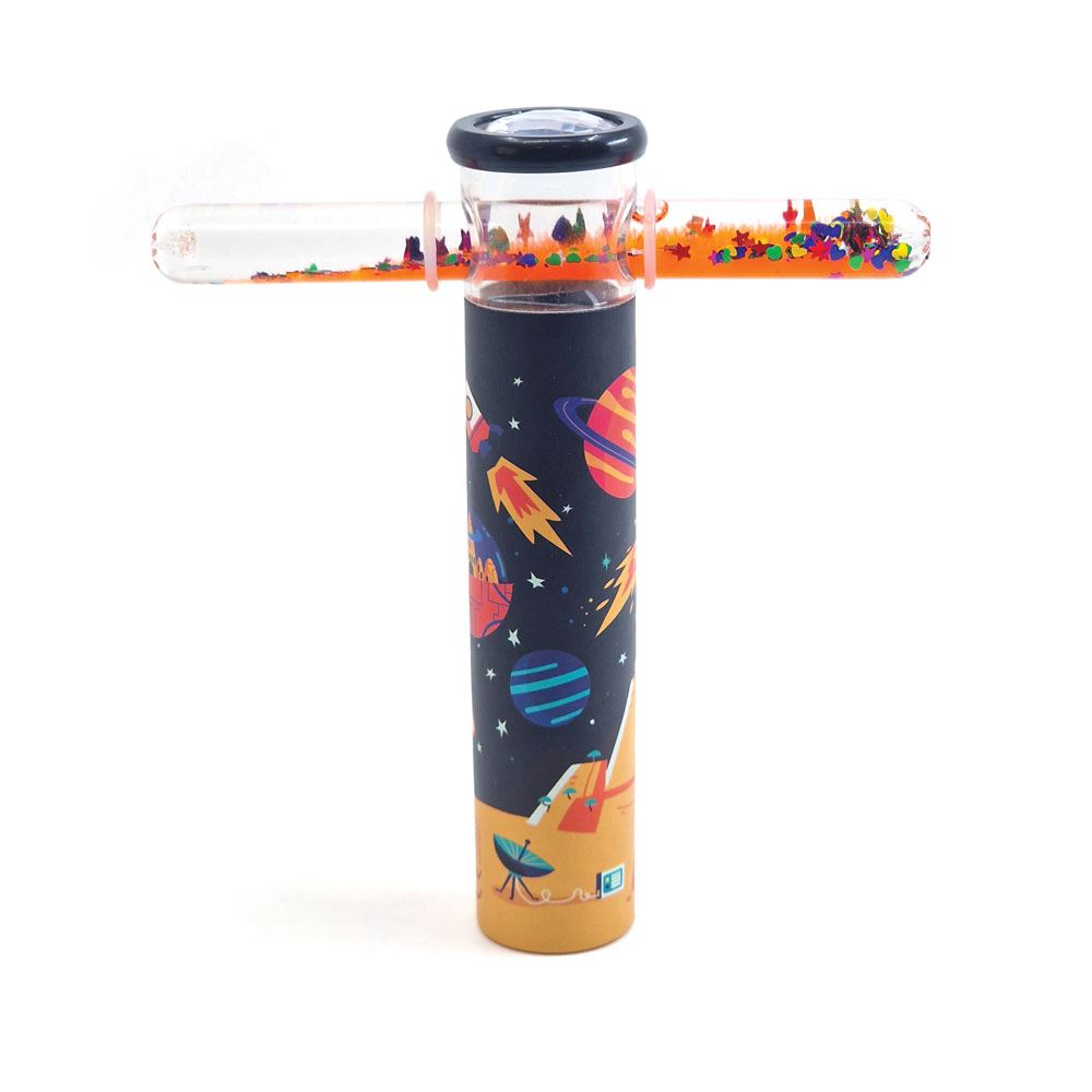 Espace cosmos kaléidoscope à bâton liquide