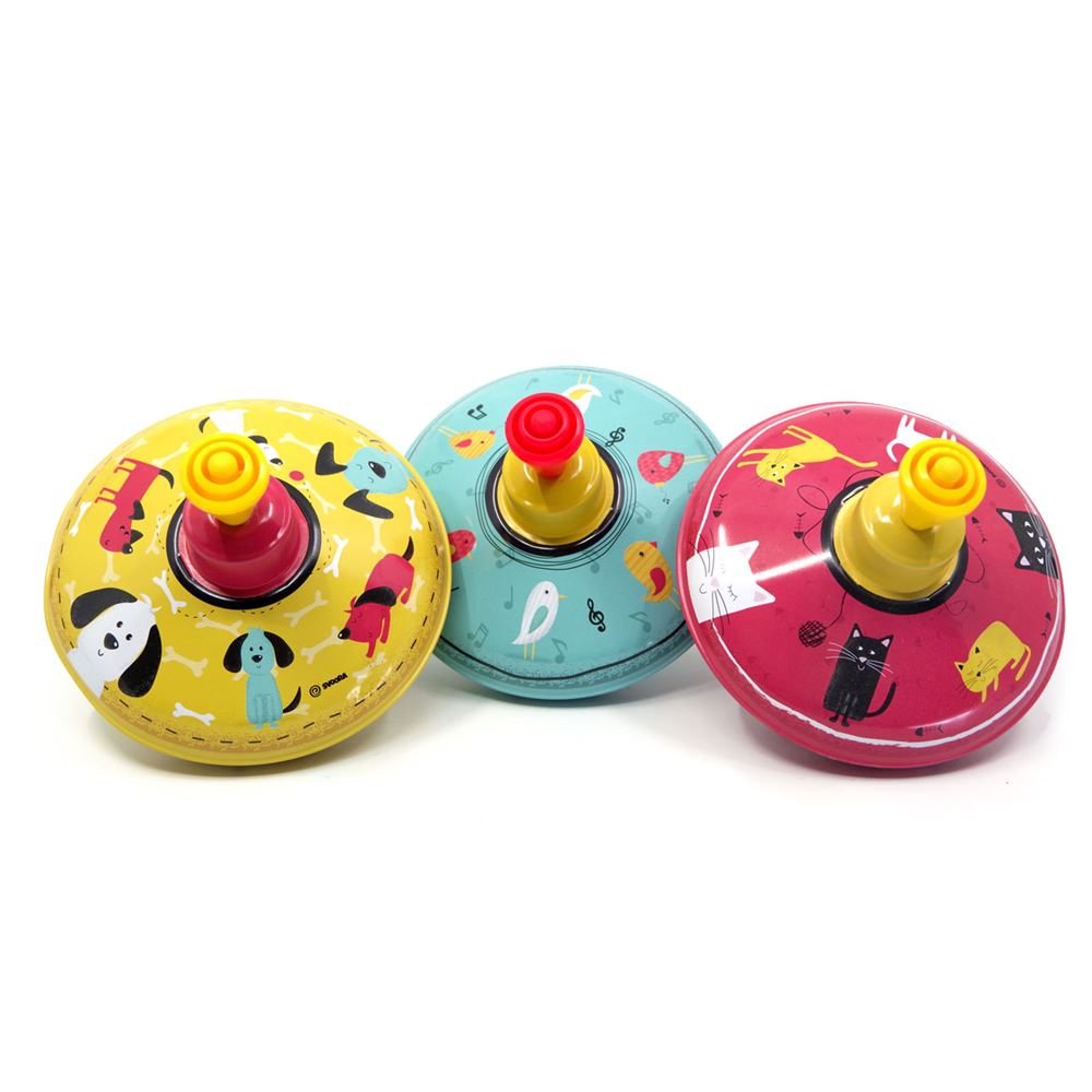 DSP humming tops animaux moyens 3+ 6 pcs
