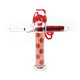 Mini kaléidoscope liquide 'points rouges'