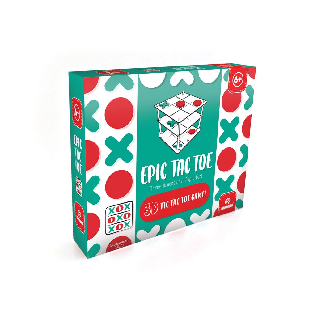 Jeu de tic tac toe de Svoora. 3d. 6+