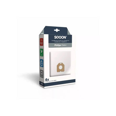 Sac d'aspirateur Sqoon Philips Oslo 4 pièces