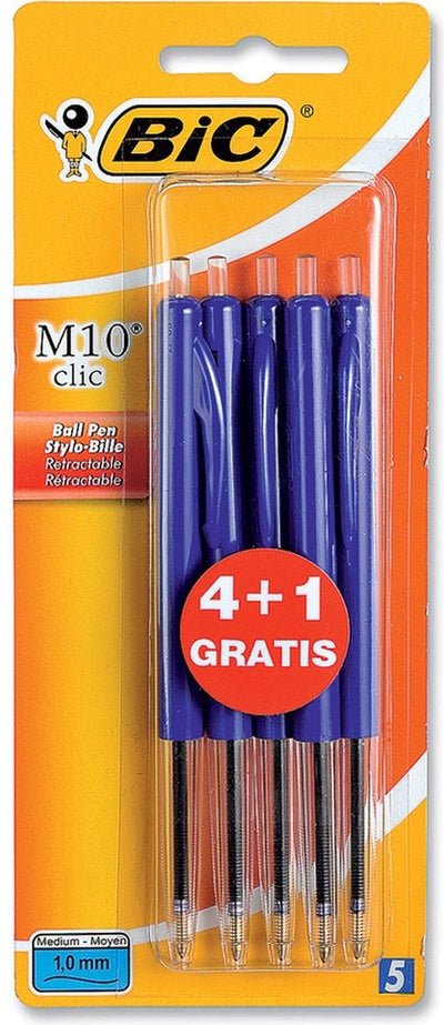 Stylo à bille Bic m10 bleu bls 4+1