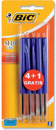 Stylo à bille Bic m10 bleu bls 4+1