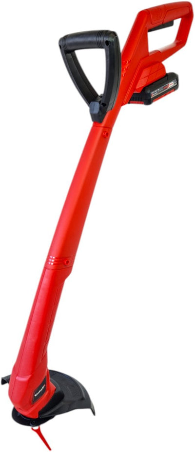 Coupe-herbe à batterie Einhell GC-CT 18 24 p li kit - power x-change - 18 v li-ion - diamètre de coupe : 24 cm - incl. 20 lames en plastique - incl. Batterie 1,5 Ah et chargeur