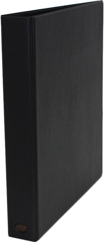 Classeur à anneaux Multo - Hannibal - taille a5 - 17 anneaux - hauteur d'anneau 19 mm - noir - mu-3007171941