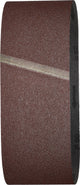 Wolfcraft - bandes abrasives pour ponceuse à bande - grain 80 - 6 pièces - 76 x 457 mm - rouleaux de papier de verre - rouleaux abrasifs - bande abrasive - 3113000