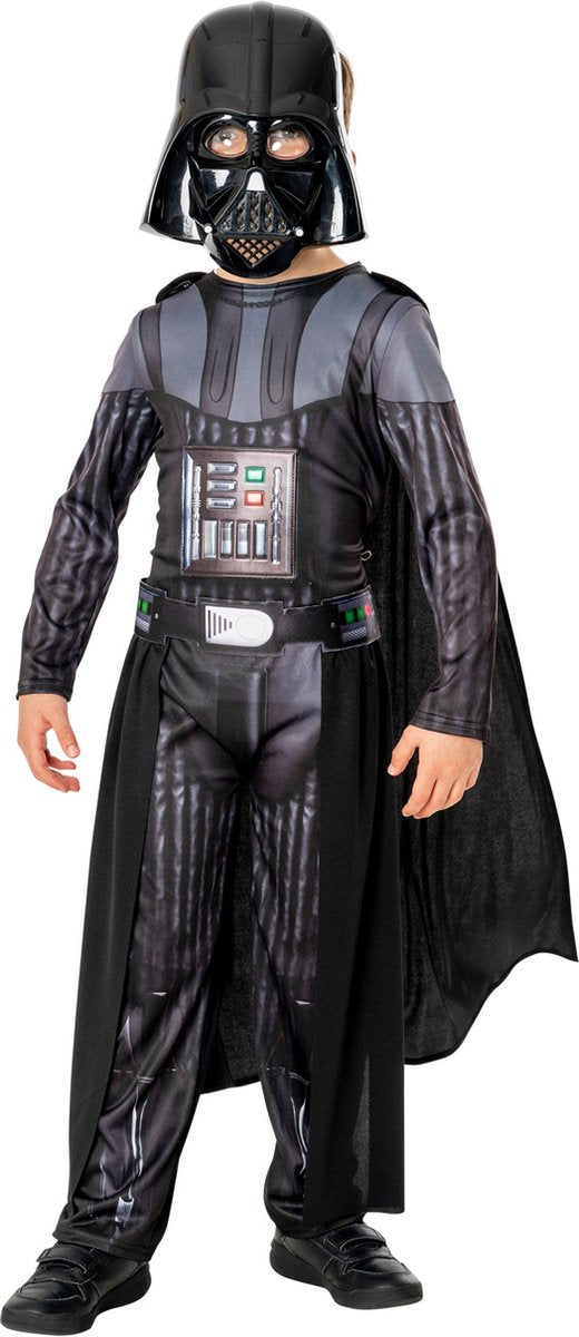 Rubies Royaume-Uni Déguisement Star Wars Dark Vador Deluxe pour enfant Taille 122-128