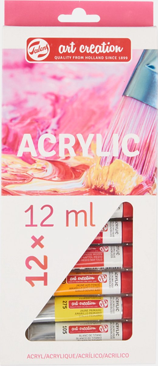 Talens art création ensemble de peinture acrylique 12 x 12 ml
