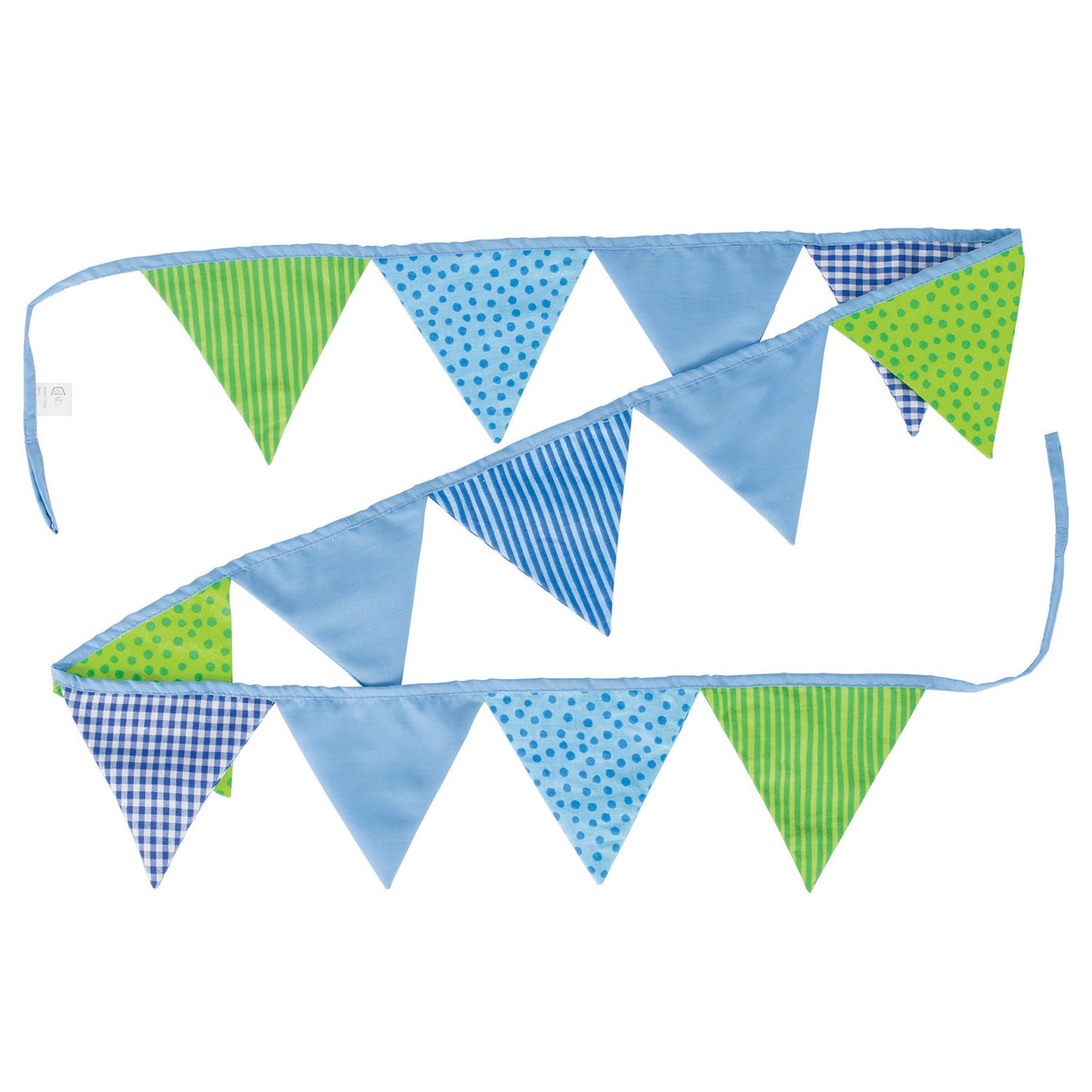 Goki Cotton Flag Line bleu vert