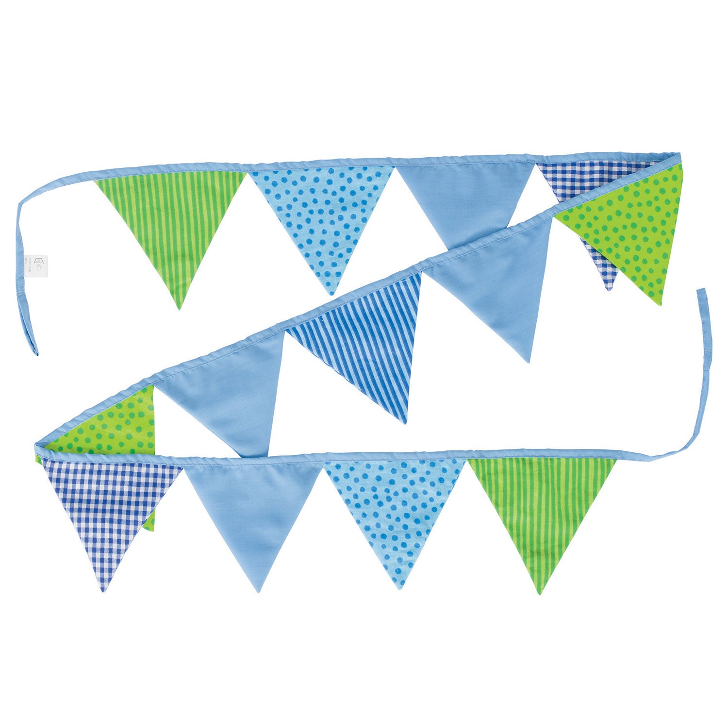Goki Cotton Flag Line bleu vert