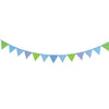 Goki Cotton Flag Line bleu vert