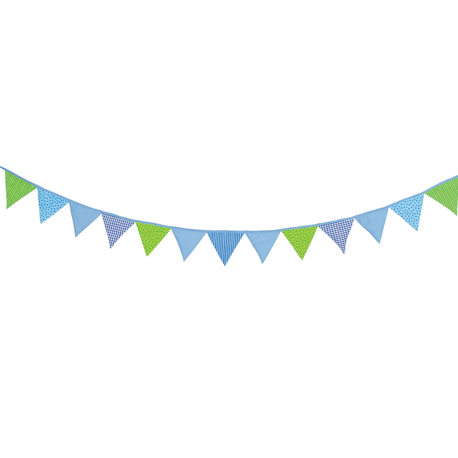 Goki Cotton Flag Line bleu vert