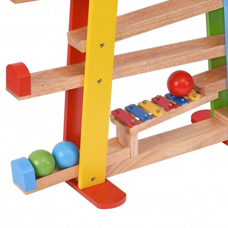 Piste en marbre en bois Goki avec xylophone