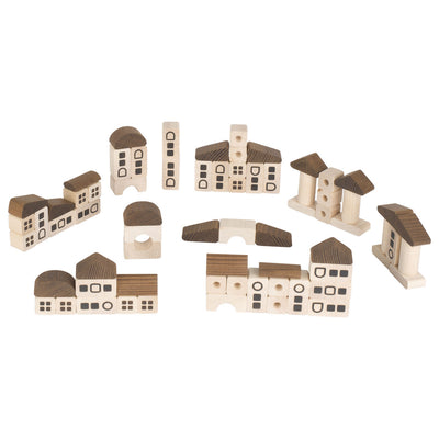 Goki Wooden Building Blocs City, 70dlg.