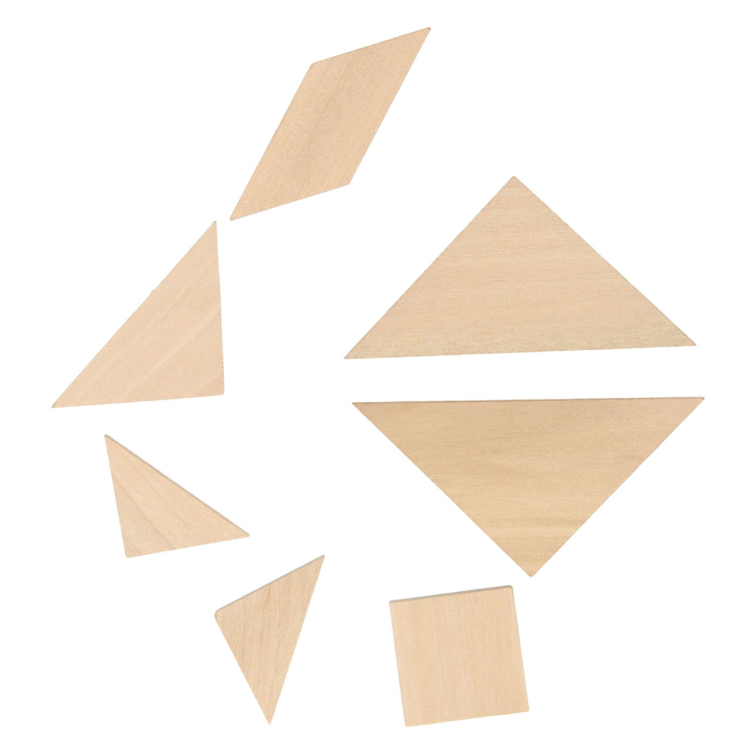 Puzzle de tangram en bois Goki