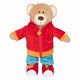 Goki peluche cyclomoteur apprendre à s'habiller peluche