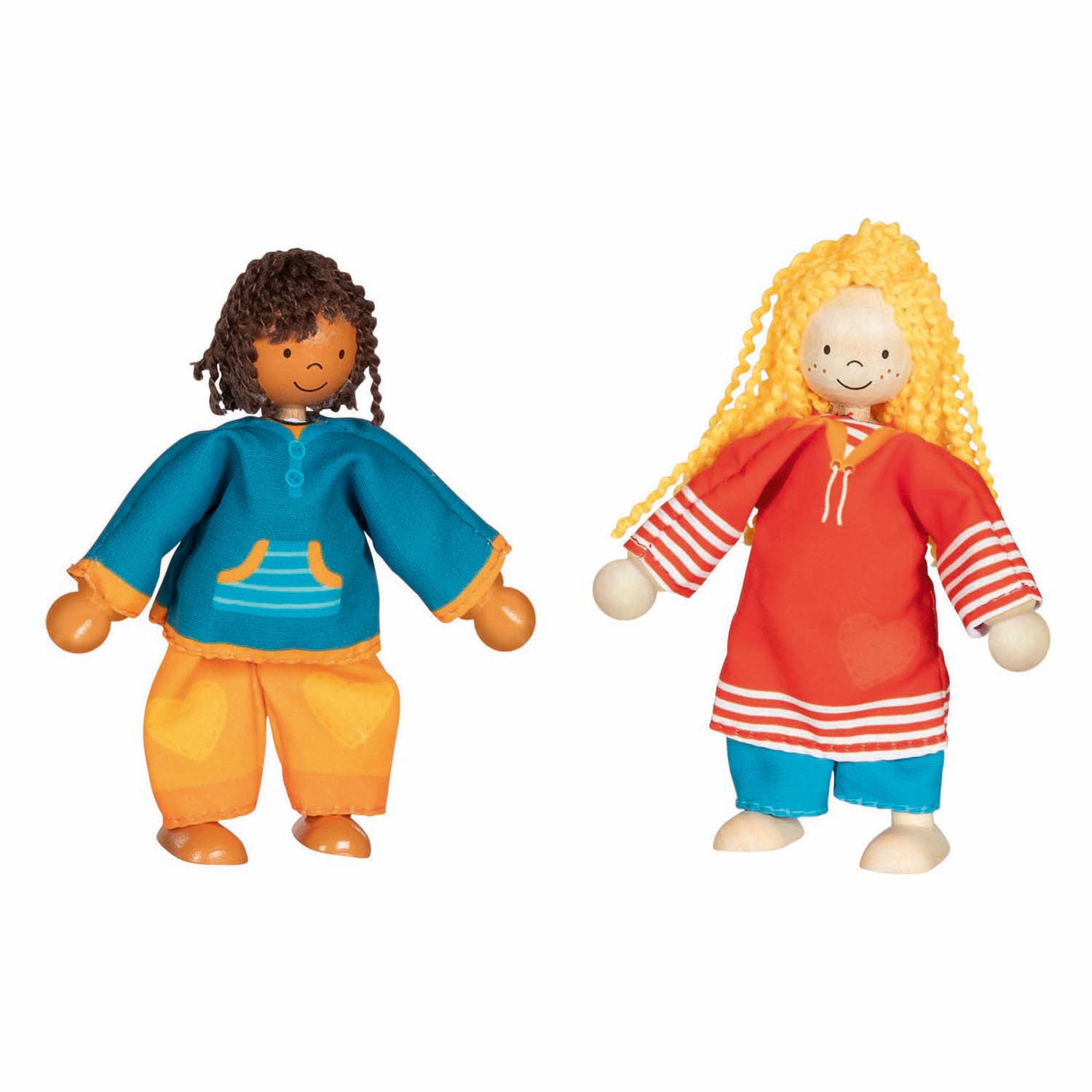 Goki Flexible Dolls Fynja Fabio, 6 tenues