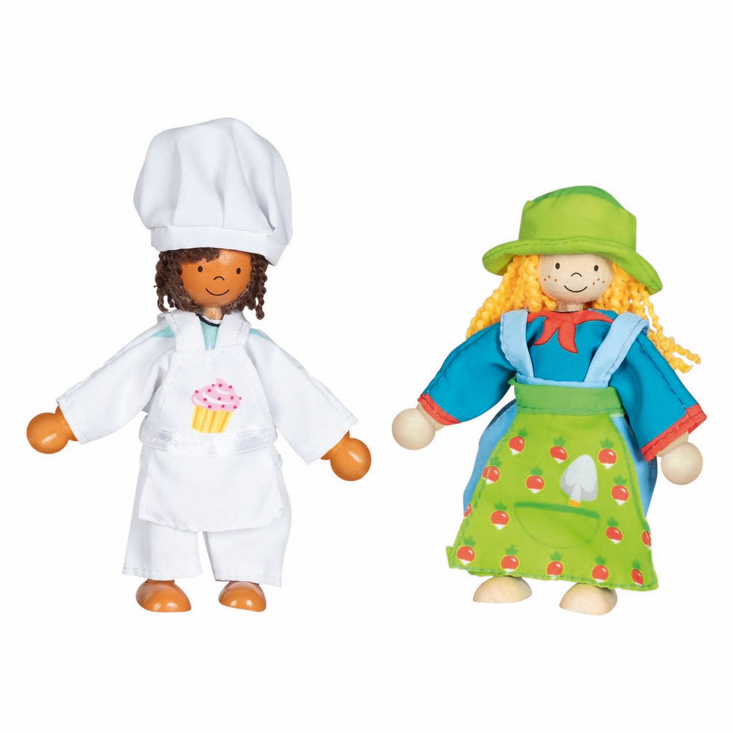Goki Flexible Dolls Fynja Fabio, 6 tenues