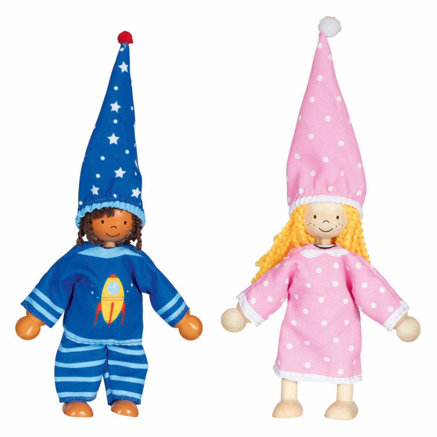 Goki Flexible Dolls Fynja Fabio, 6 tenues