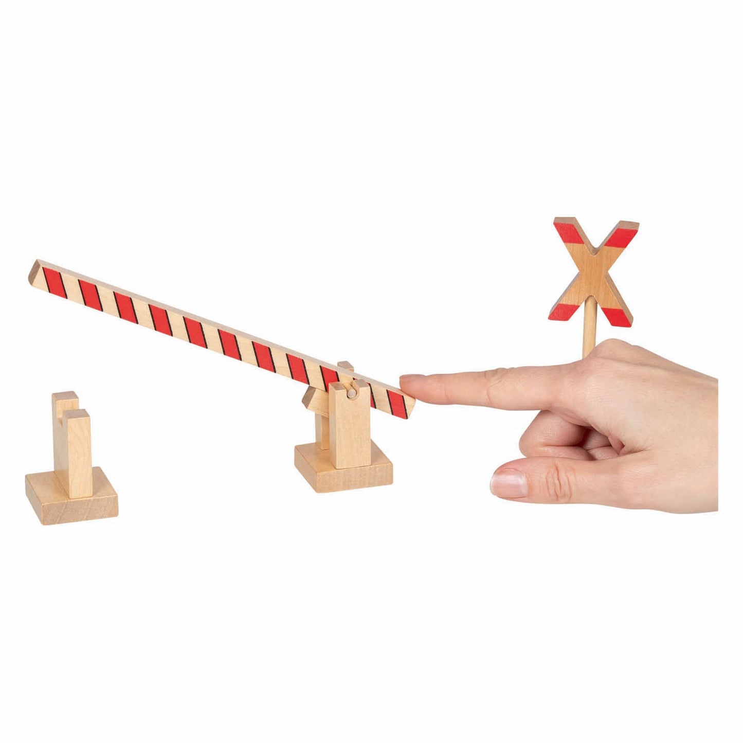 Ensemble de panneaux de signalisation en bois Goki - 21 pièces.