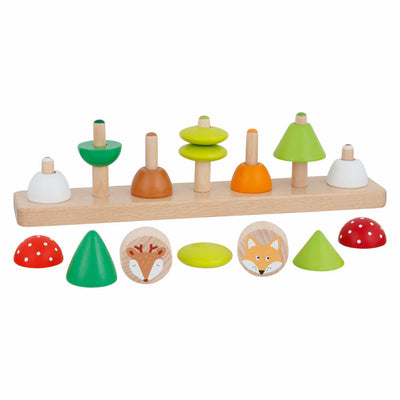 Jeu de couleur et de moulage en bois de Goki