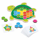 Goki Wooden Turtle Puzzle Game Rosy, 41st. - afbeelding 1