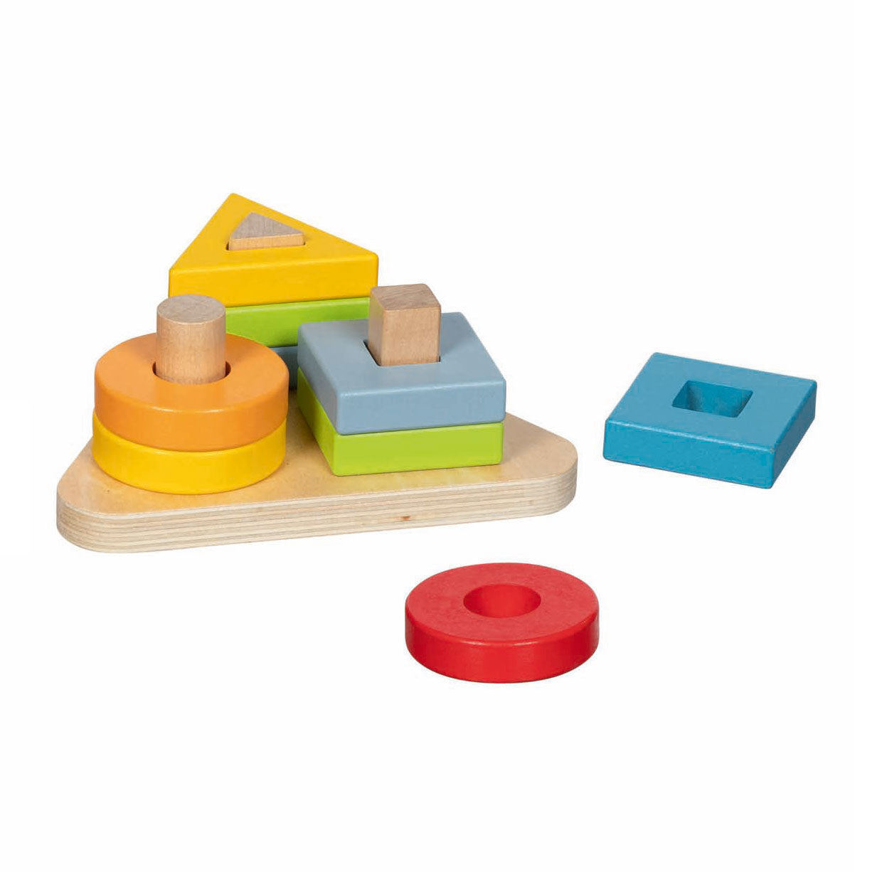 Jeu de tri triangulaire en bois Goki