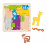 Safari puzzle en bois Goki, 11 pièces. - afbeelding 2