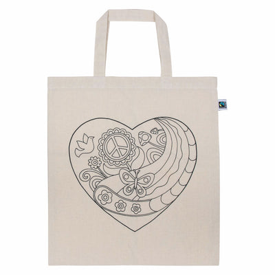 Sac en coton Goki coeur