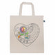 Sac en coton Goki coeur