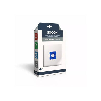 Sac d'aspirateur Sqoon discounter 4 pcs