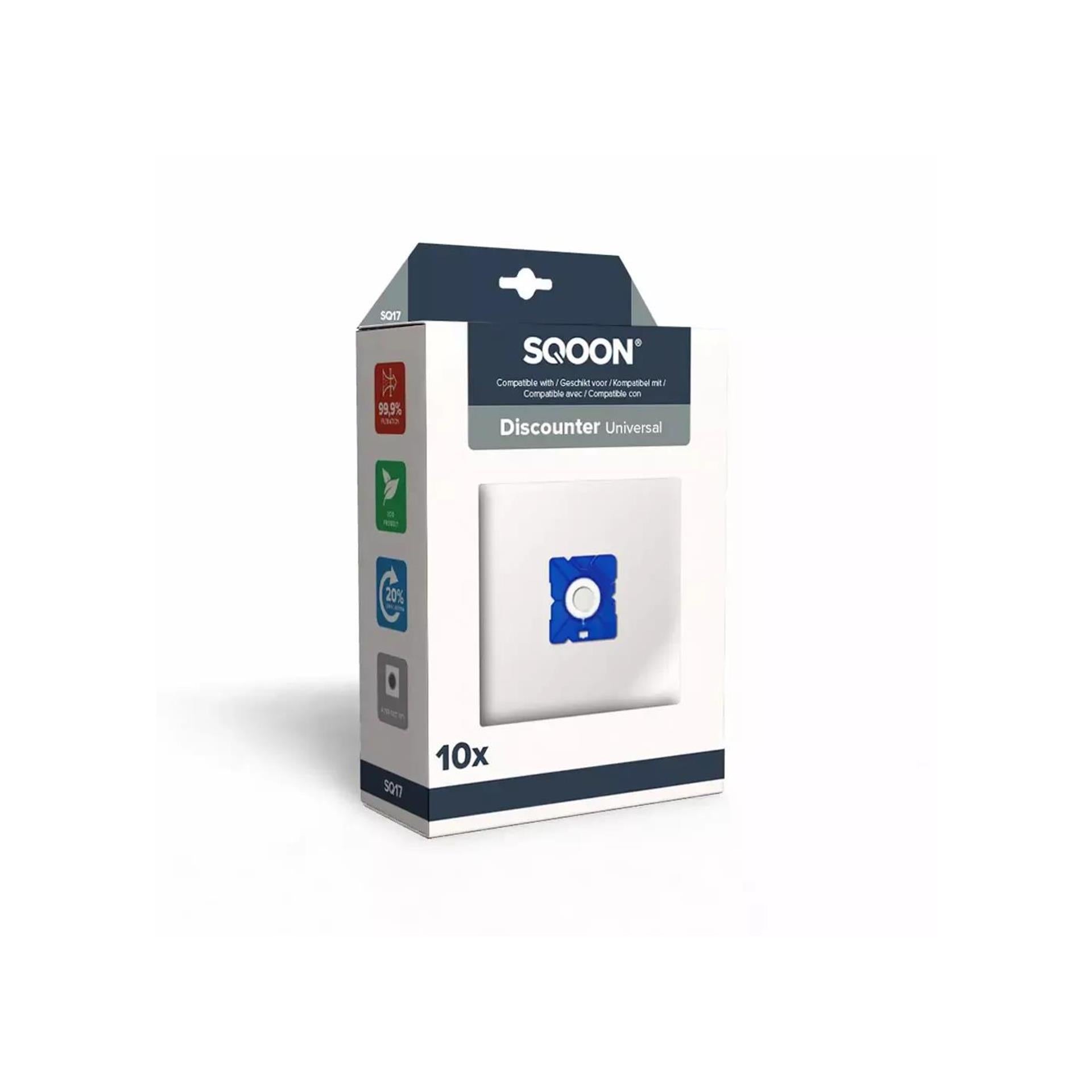 Sac d'aspirateur Sqoon discounter 10 pcs