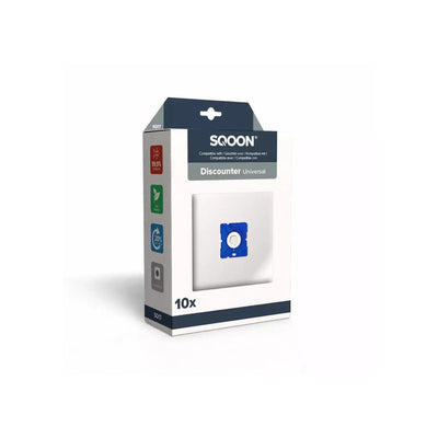 Sac d'aspirateur Sqoon discounter 10 pcs