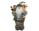 Decoris Père Noël h45cm gris polyester