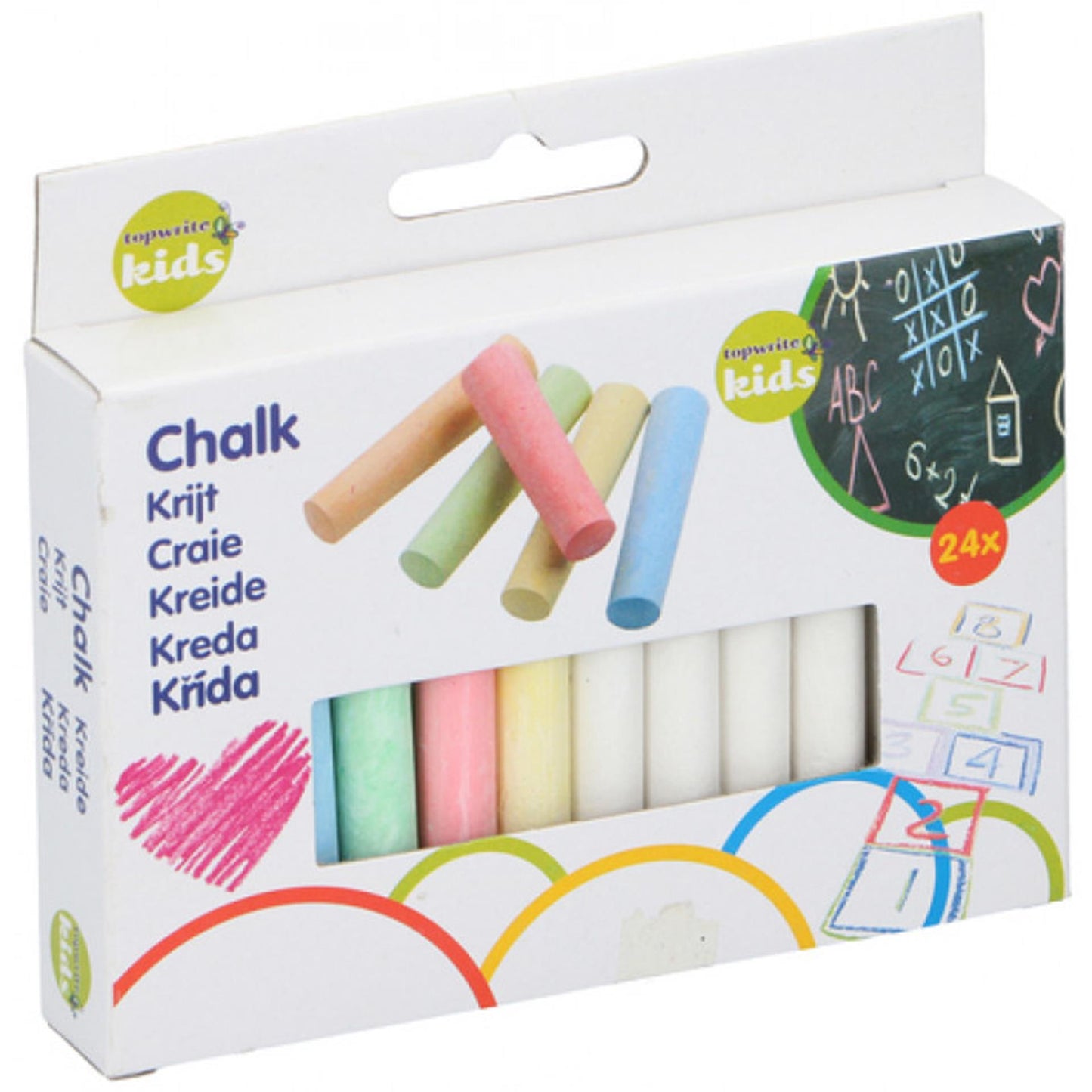 Crayons de couleur Scatch boîte de 24 pièces