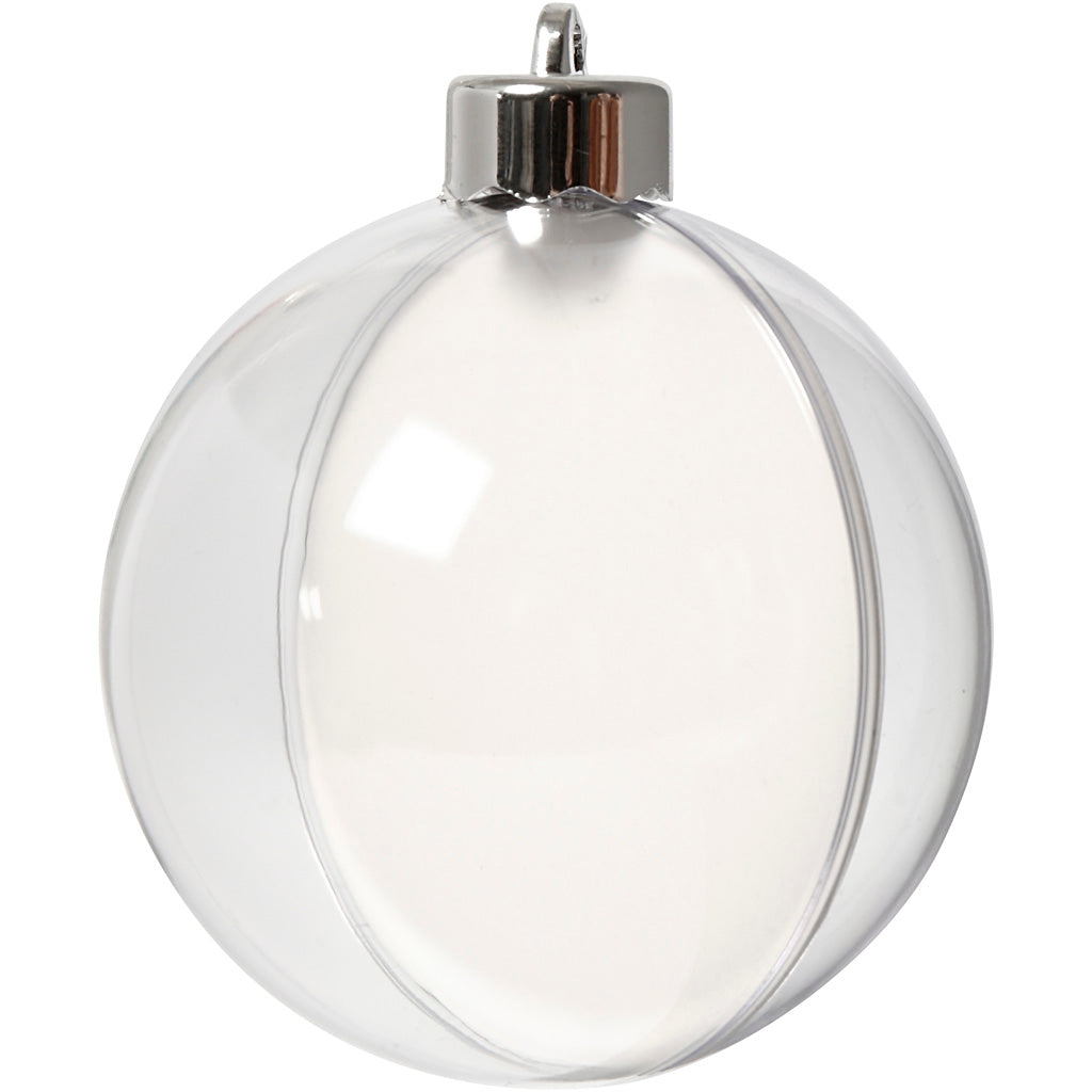 Creativ Company Decoration Balls de Noël Two -Part, 5st.