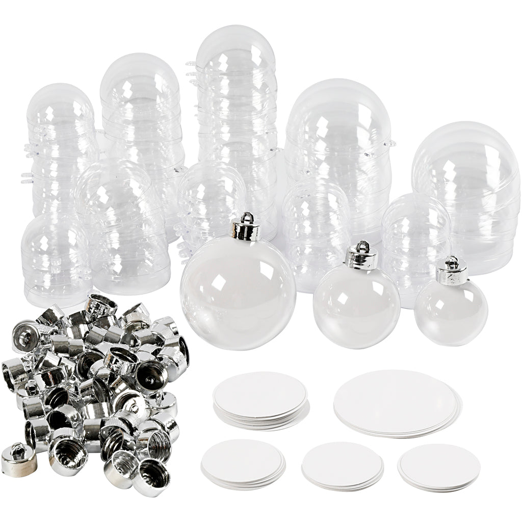 Creativ Company Decoration Balls de Noël Two -Part, 60st.