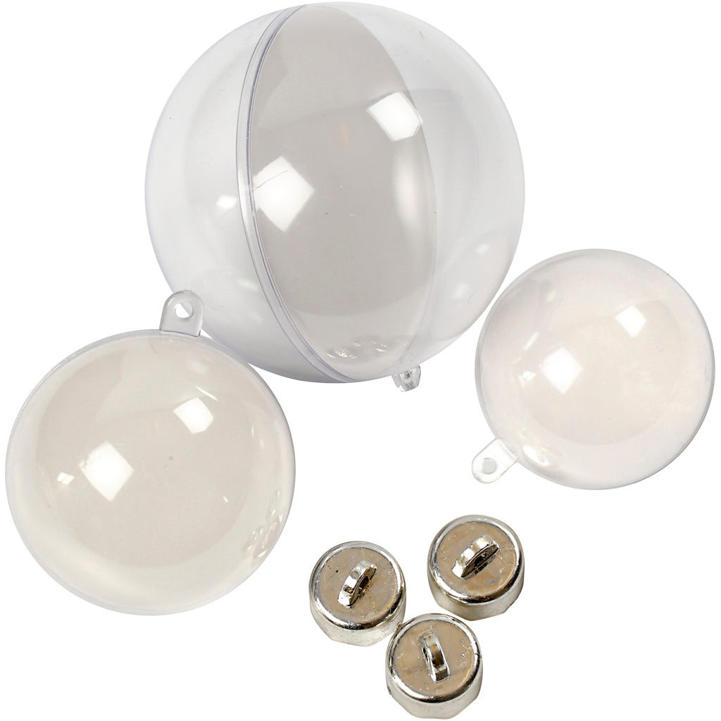 Creativ Company Decoration Balls de Noël Two -Part, 60st.