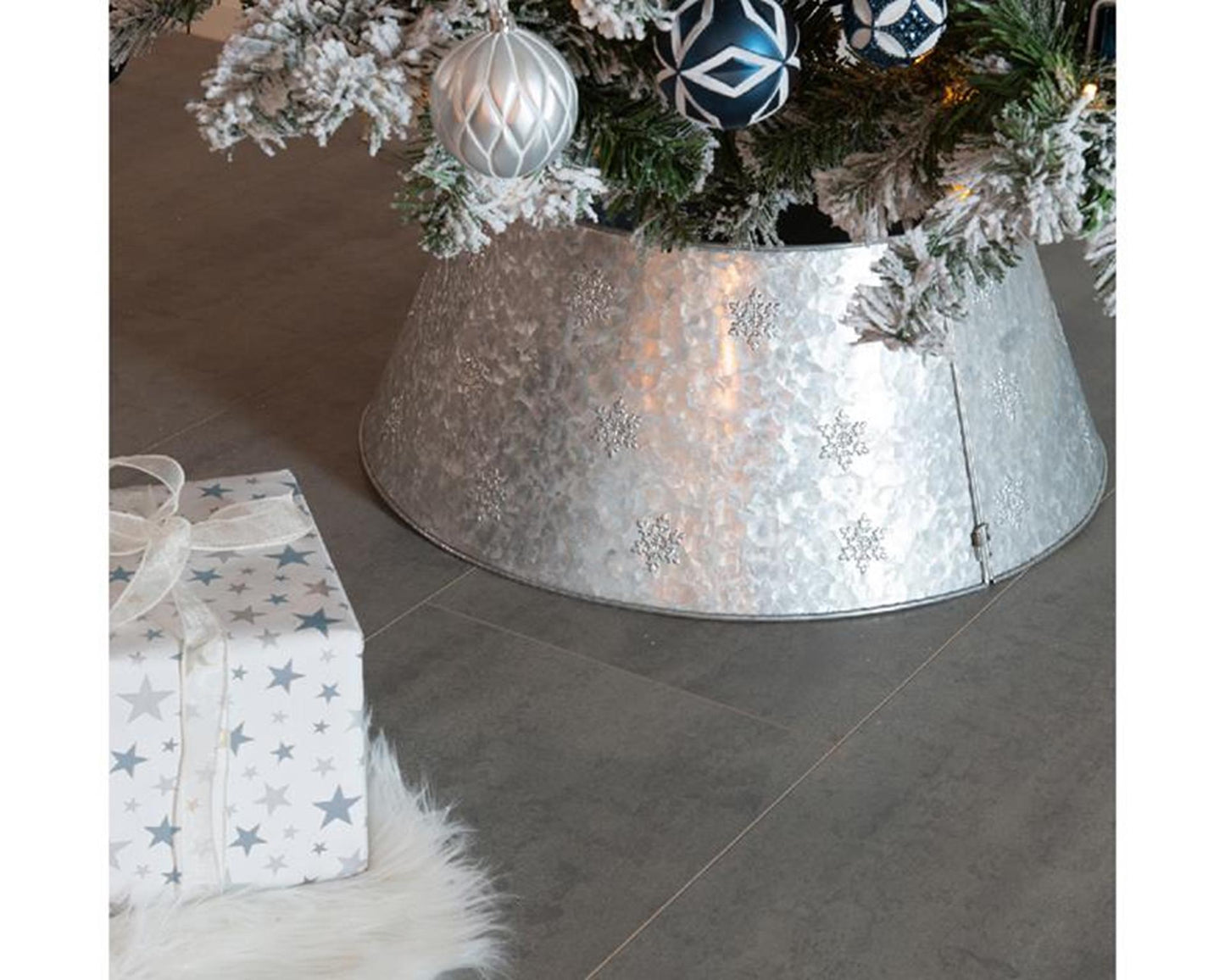 Anneau de sapin de Noël Everlands zinc dia57cm